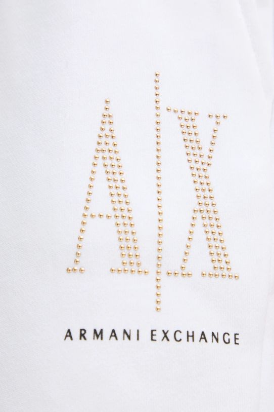 Hlače Armani Exchange bijela 8NYPDX.YJ68Z.NOS