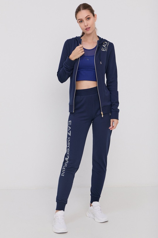 EA7 Emporio Armani Spodnie 8NTP85.TJCQZ 8NTP85.TJCQZ granatowy AA00