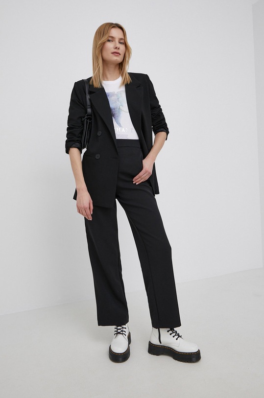 Vila nadrág elasztánnal fekete 14071150.Black