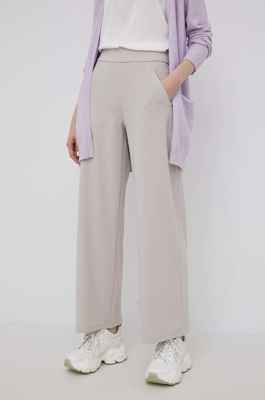 JDY spodnie z elastanem beżowy 15221238.ChateauGra