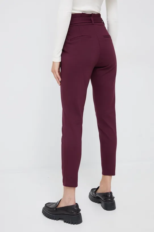 Odzież Vero Moda spodnie 10205932.Winetastin bordowy