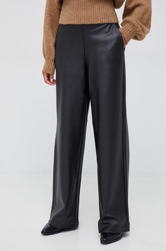Hlače Vero Moda tkanina crna 10267709.Black