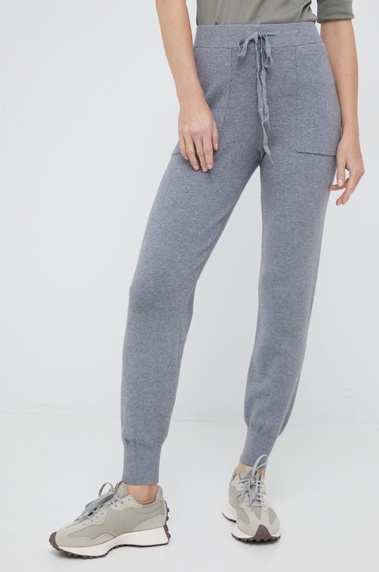 Vero Moda spodnie dresowe dzianina szary 10270495.MediumGrey