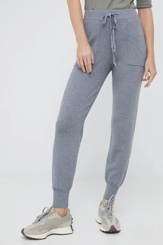 Vero Moda spodnie dresowe dzianina szary 10270495.MediumGrey