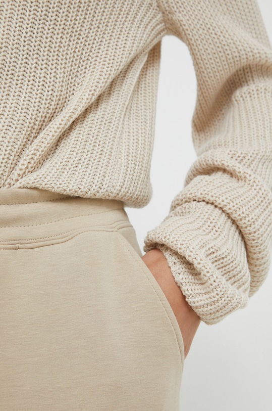 Only spodnie dresowe beżowy 15280354.Humus