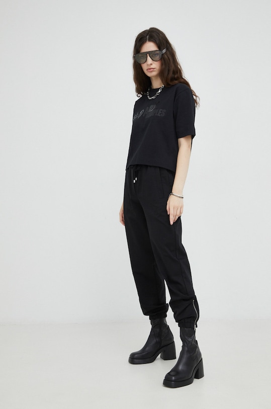 Marc O'Polo spodnie dresowe M09411910405 czarny AA00