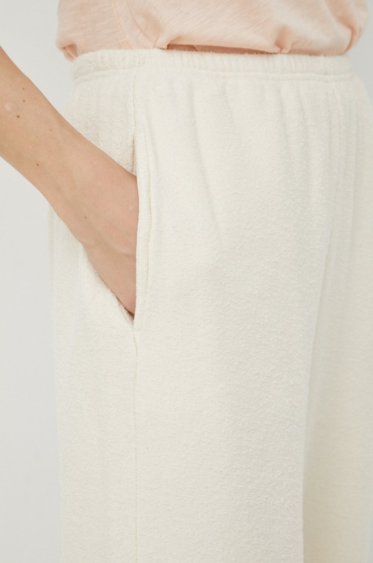 American Vintage pantaloni de trening din bumbac bej BOBY05A