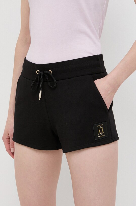 Хлопковые шорты Armani Exchange чёрный 8NYSMX.YJ68Z.NOS