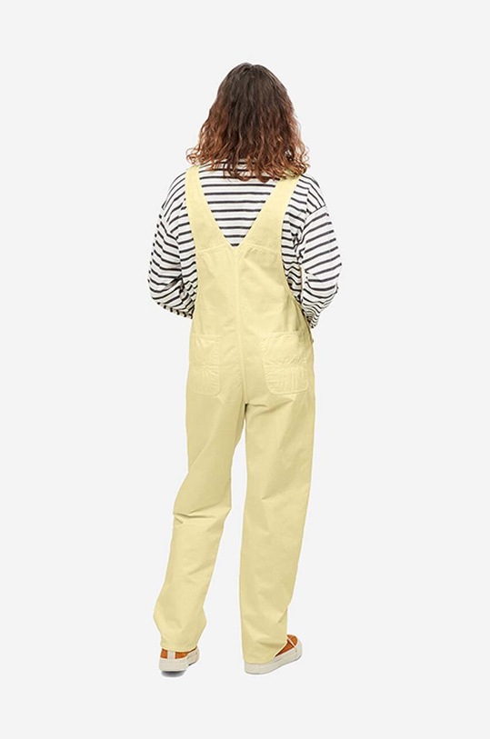 Carhartt WIP cotton overalls Bib Overall Straight I027998. beige AA00