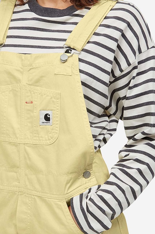 Carhartt WIP cotton overalls Bib Overall Straight I027998. beige