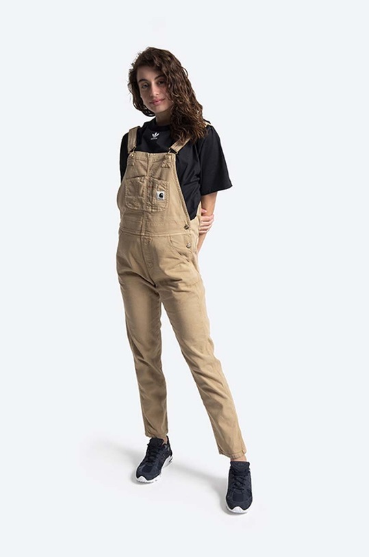 Carhartt WIP ogrodniczki W Bib Overall I028634. brązowy AA00