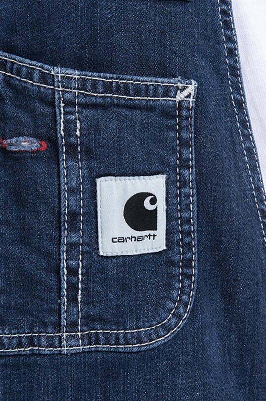 Carhartt WIP denim overalls W Bib Overall I028638. navy
