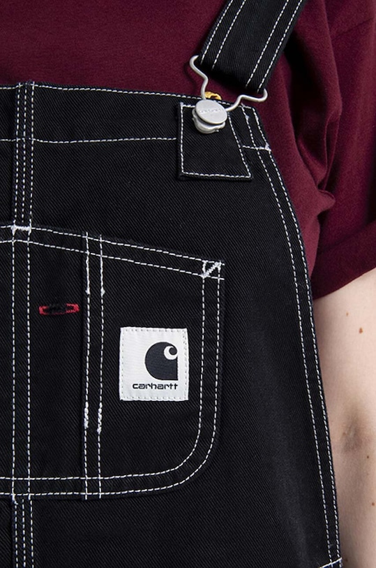 Carhartt WIP denim overalls W Bib Overall I029796. black
