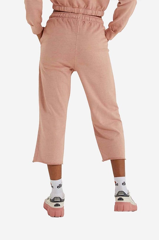 Ellesse pantaloni de trening din bumbac Taran Cropped Jog SGM14012 roz AA00