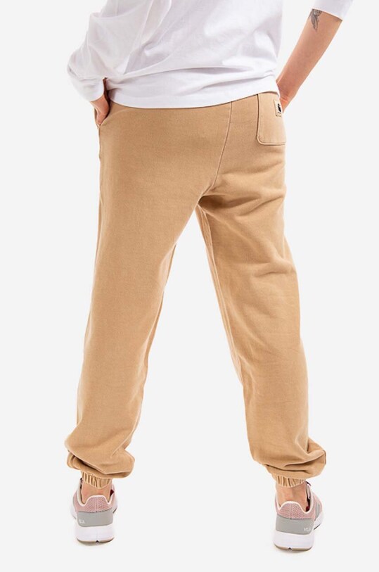 Îmbrăcăminte Carhartt WIP pantaloni de trening din bumbac I029538.DUSTY.H.BR maro