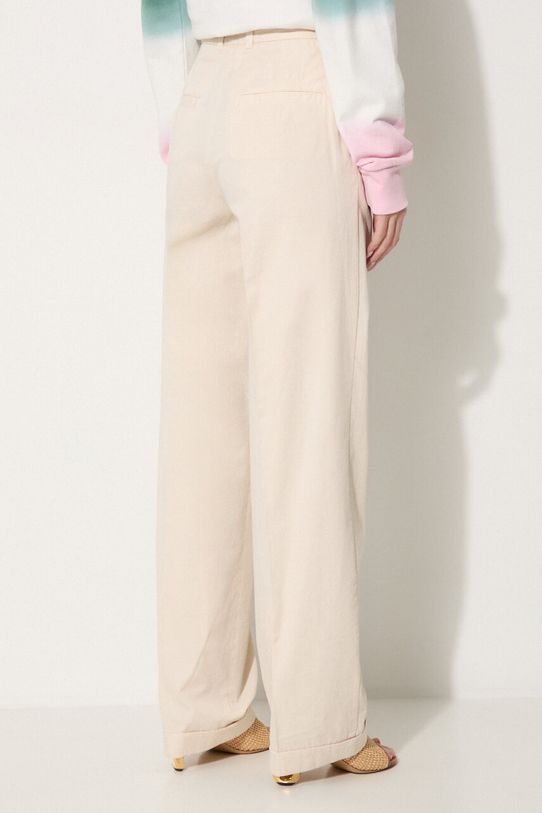 Одяг Бавовняні штани A.P.C. Grand Pantal Camila COEPY.F08401 бежевий