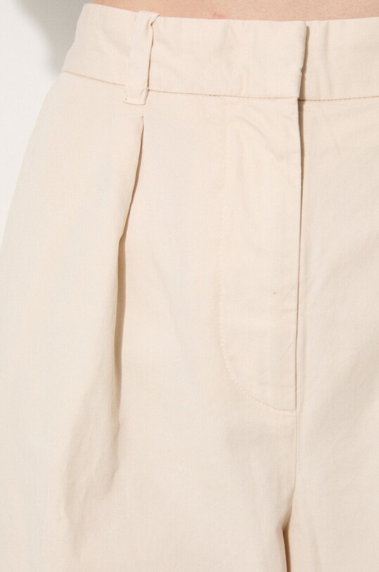 A.P.C. cotton trousers Grand Pantal Camila COEPY.F08401 beige