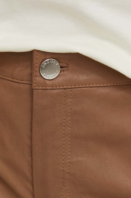 2NDDAY pantaloni de piele Leya bej 2000524043
