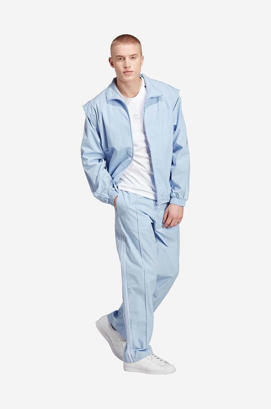 adidas Originals spodnie dresowe P ESS TP Q2 Planet friendly niebieski HR5461