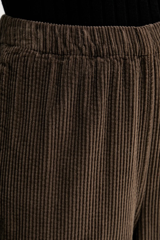 Вельветові штани American Vintage коричневий PADO137