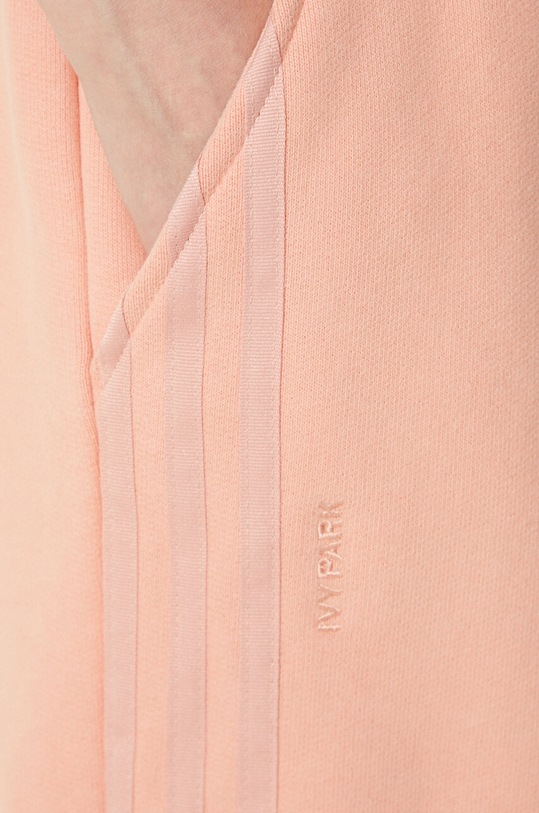 adidas Originals pantaloni de trening din bumbac x Ivy Park H61691. portocaliu