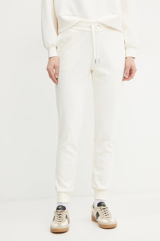 Tepláky Armani Exchange pletenina béžová 8NYPLG.YJE5Z.NOS
