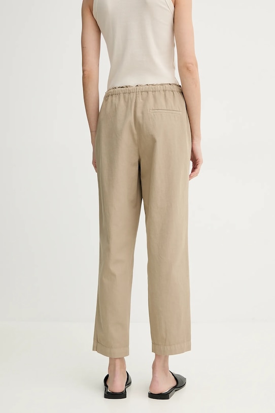 Odzież Marc O'Polo spodnie z domieszką lnu M03134010073 beżowy