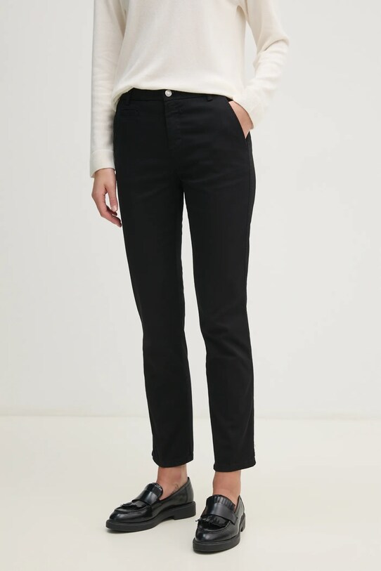 Брюки United Colors of Benetton с эластаном чёрный 4GD7DF061
