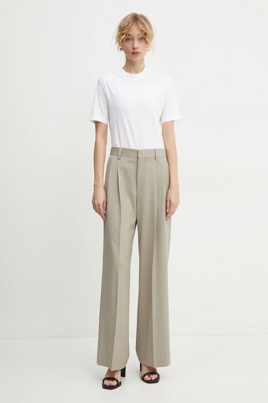 Μάλλινο παντελόνι Filippa K 29582.FK μπεζ AA00