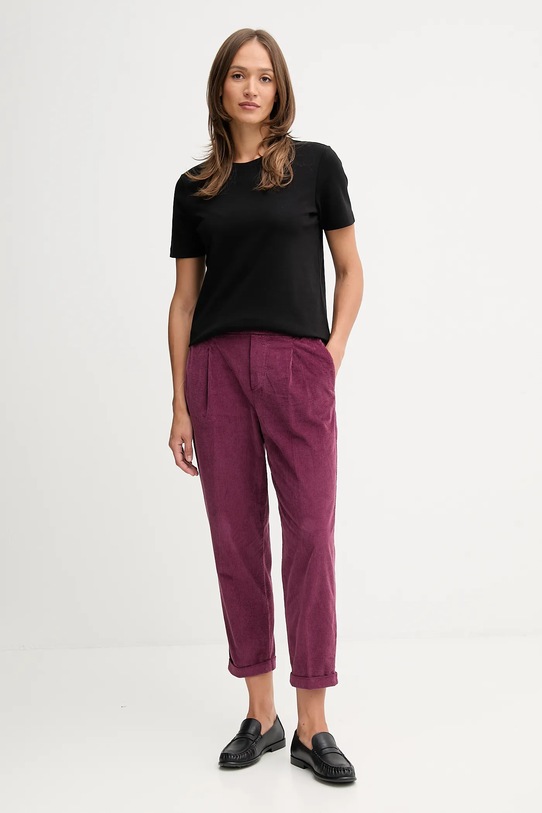 United Colors of Benetton pantaloni de catifea cord 4HA2556K4 violet AA00