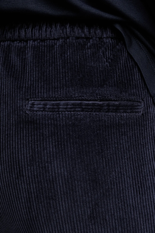 United Colors of Benetton spodnie sztruksowe granatowy 4HA2556K4