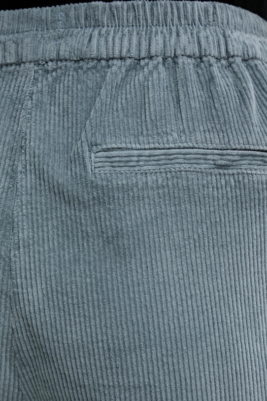 United Colors of Benetton spodnie sztruksowe niebieski 4HA2556K4