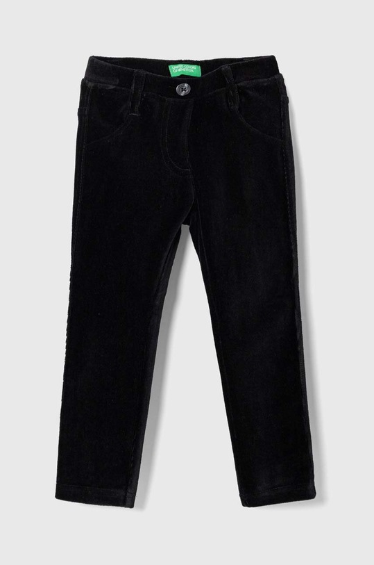 United Colors of Benetton pantaloni copii tricotaj negru 4DZBGE00L.P.NOS