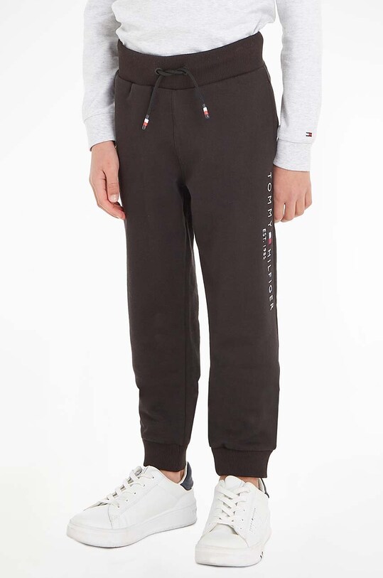 Дитячі штани Tommy Hilfiger аплікація чорний KS0KS00214.NOS