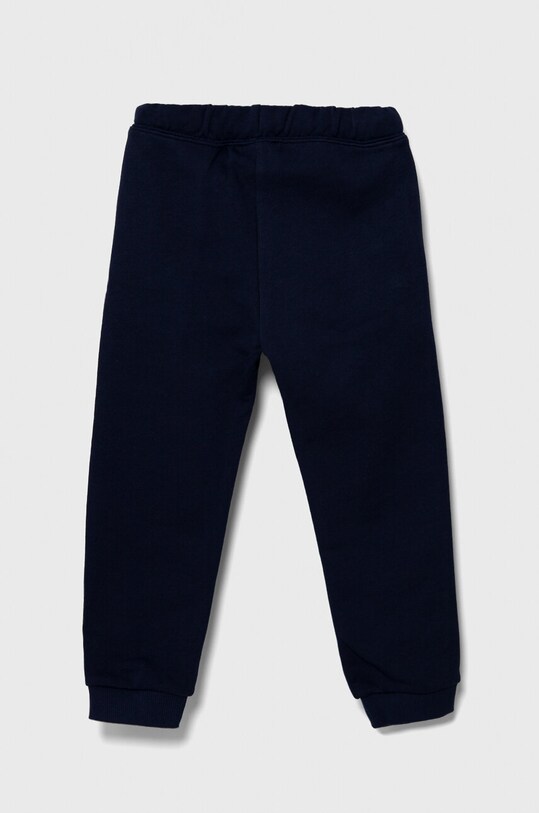 United Colors of Benetton pantaloni de trening din bumbac pentru copii 3J70GF01N.P.NOS bleumarin AA00