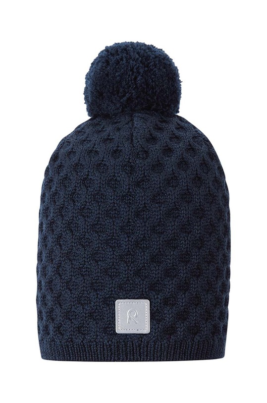 Reima czapka wełniana dziecięca Nyksund wełna granatowy 5300066A