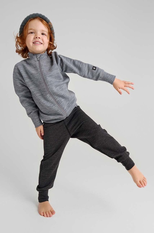 Дитячі спортивні штани Reima Misam вовна чорний 5200039A