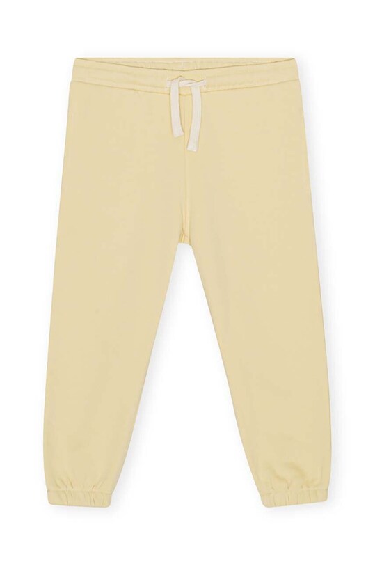 Dětské tepláky Konges Sløjd LOU SWEAT PANTS pletenina žlutá KS5675