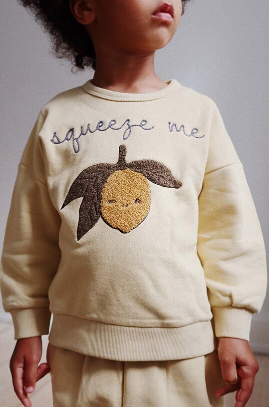 Konges Sløjd bluza dziecięca LOU SWEATSHIRT KS5676 beżowy