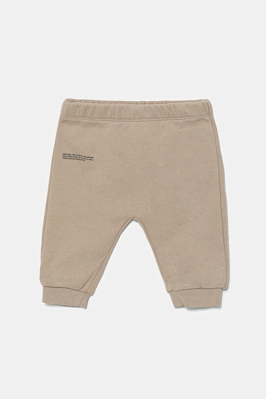 Nohavice Pangaia BABY 365 MIDWEIGHT TRACK PANTS bavlna béžová 10000656.CORE