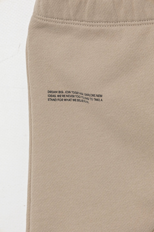Băieți Pangaia pantaloni BABY 365 MIDWEIGHT TRACK PANTS 10000656.CORE bej