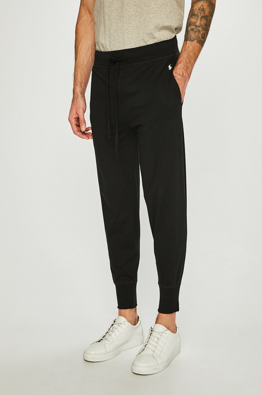 Polo Ralph Lauren pantaloni bumbac negru 714706769002