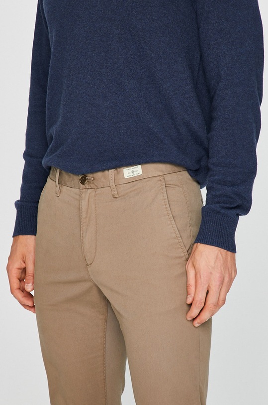Tommy Hilfiger - Nohavice Denton Chino Org Str Twill hnedá 867895043