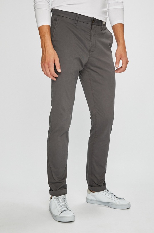 Tommy Hilfiger spodnie z elastanem szary 867895043