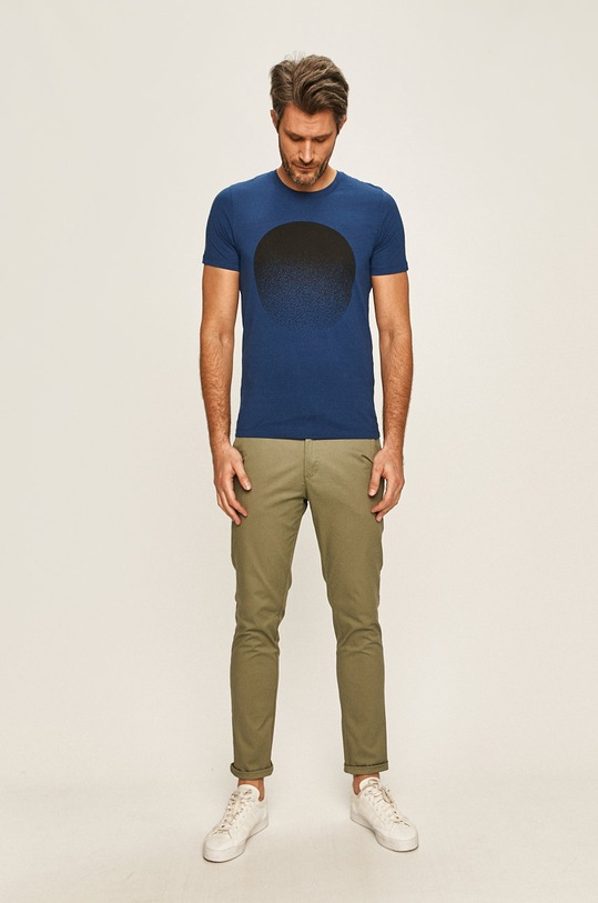 Kalhoty Selected Homme 16068376 zelená AA00