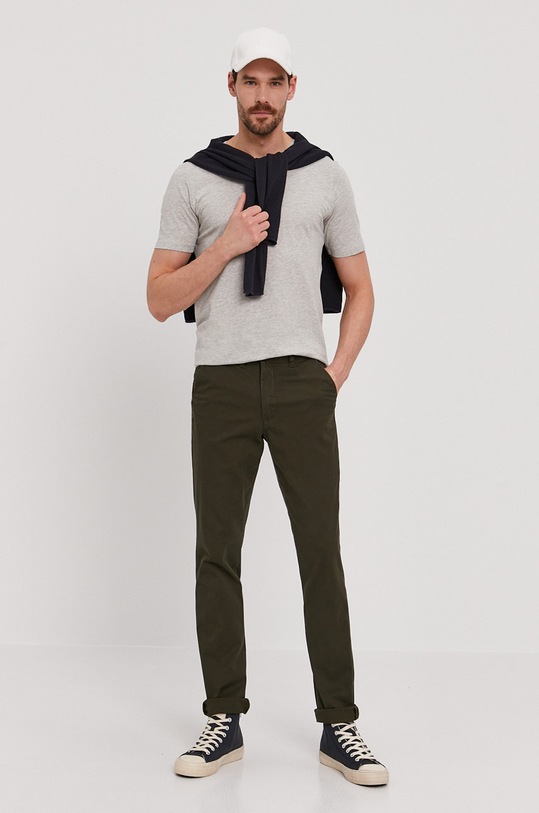 Nohavice Selected Homme 16074054 zelená AA00