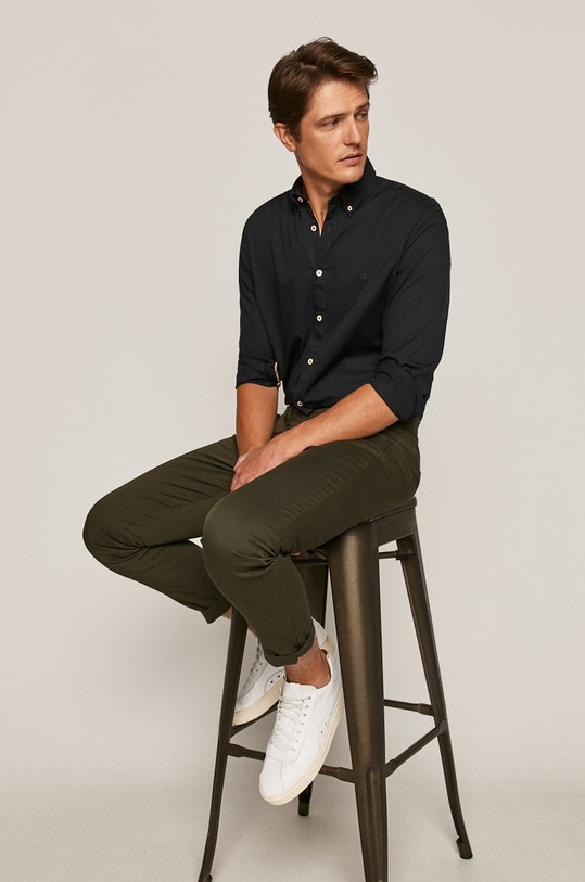 Selected Homme Spodnie zielony 16074054