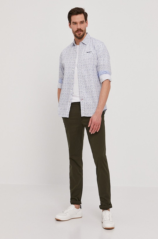 Selected Homme Spodnie 16074057 zielony AA00