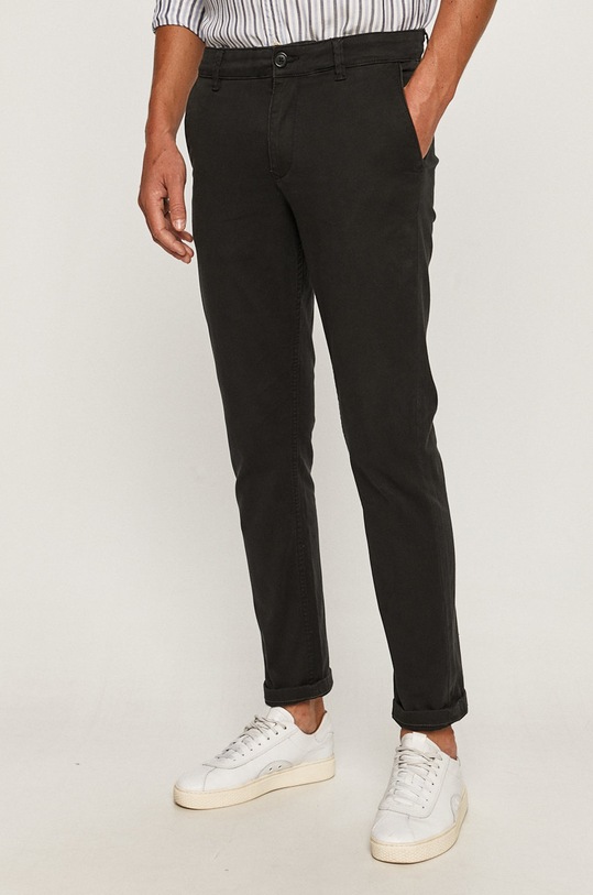 Selected Homme Pantaloni drept negru 16074057