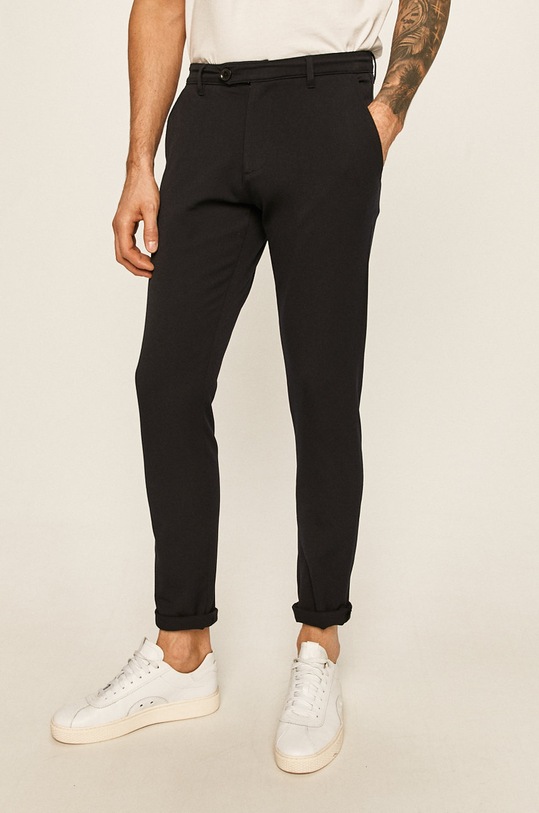 Tailored & Originals - Spodnie z elastanem granatowy 7198608.791991